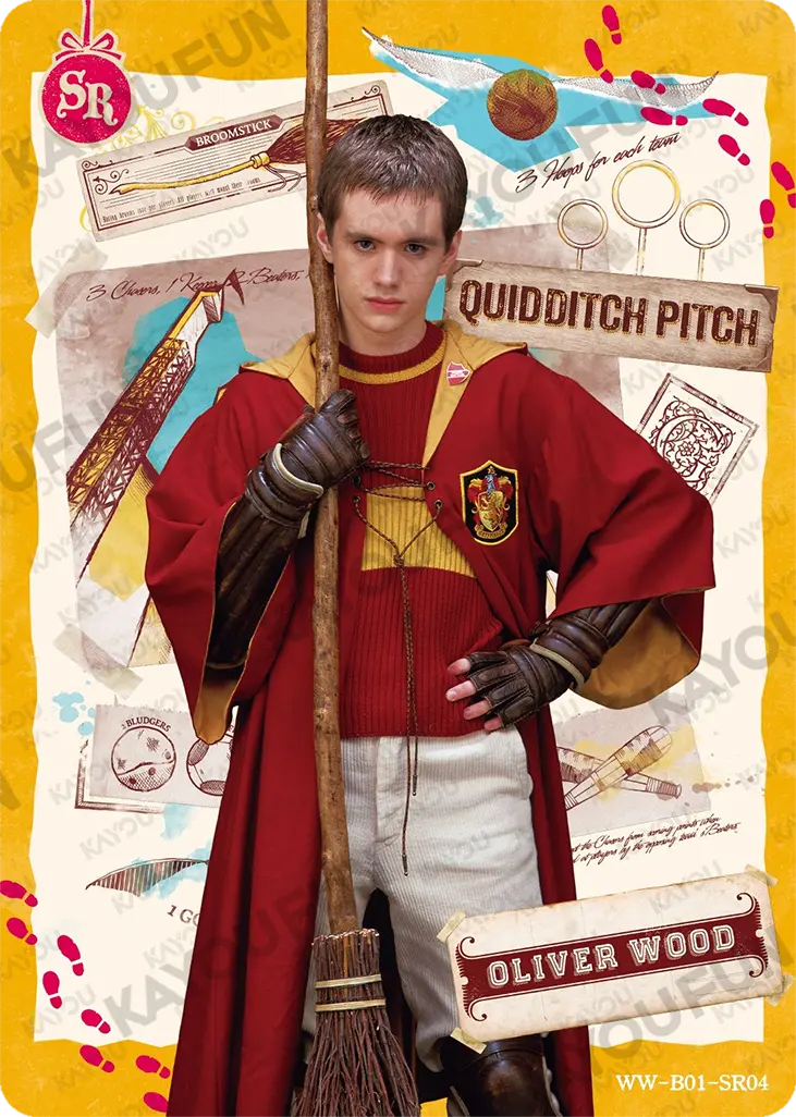 Kartu Kayou Harry Potter - Oliver Wood (SR)