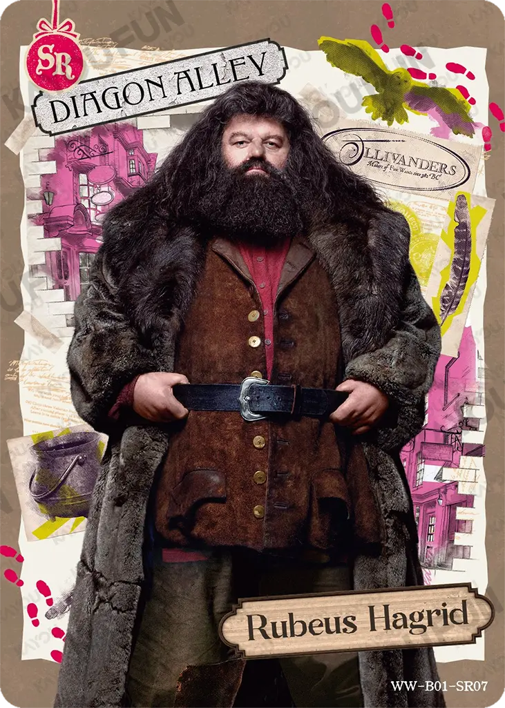 Kartu Kayou Harry Potter - Rubeus Hagrid (SR)