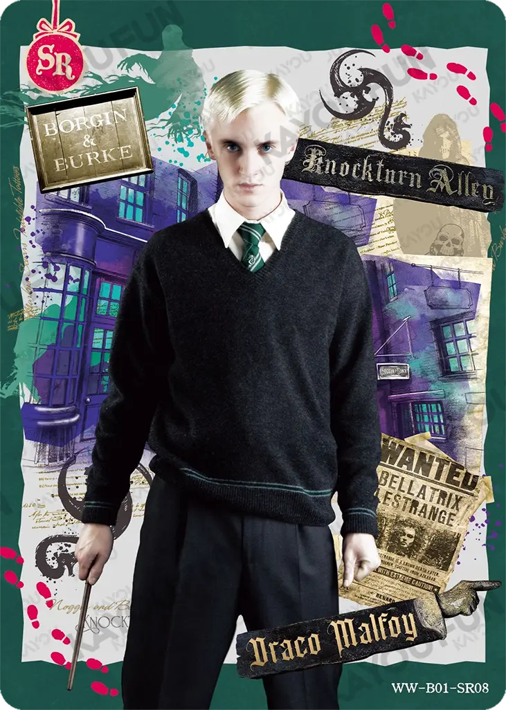 Kartu Kayou Harry Potter - Draco Malfoy (SR)