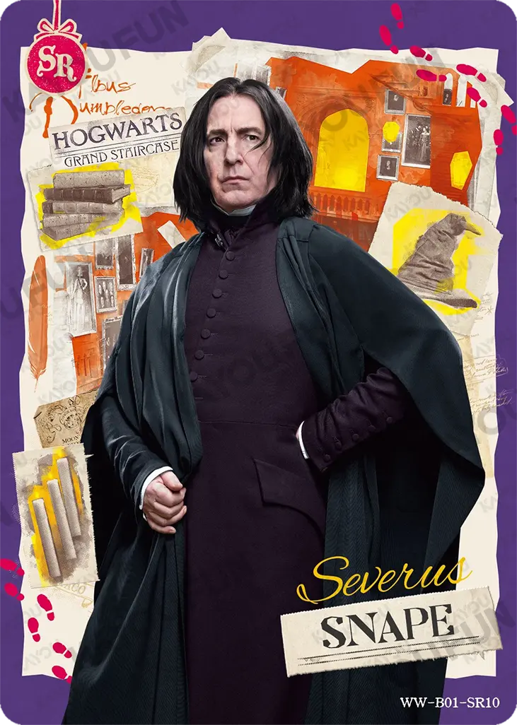 Kartu Kayou Harry Potter - Severus Snape (SR)