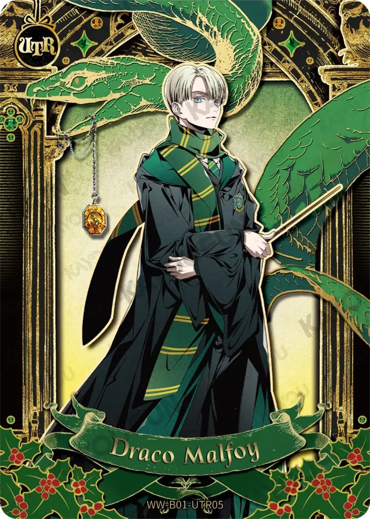 Kartu Kayou Harry Potter - Draco Malfoy (UTR)