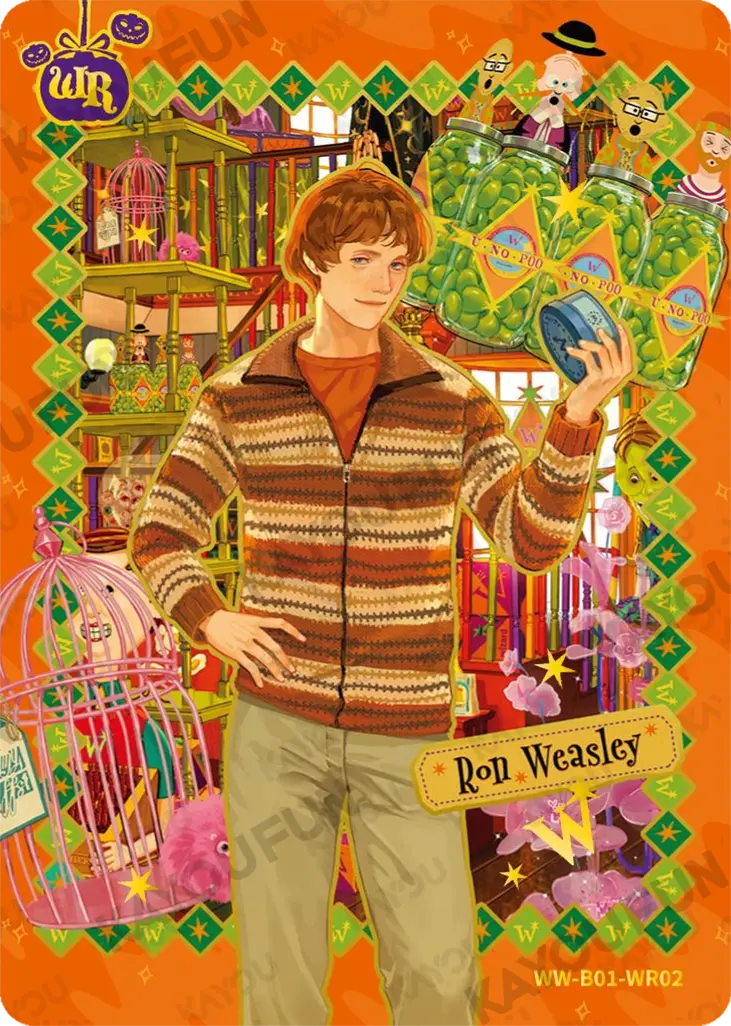 Kartu Kayou Harry Potter - Ron Weasley (WR)