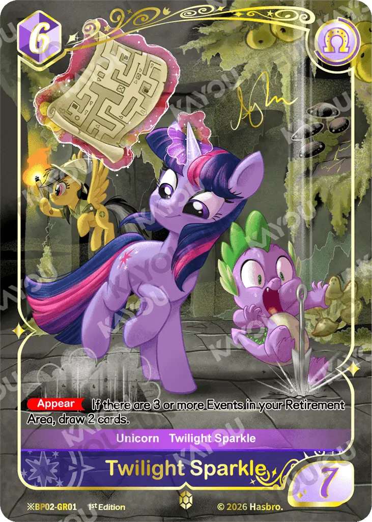 Kartu Kayou My Little Pony - Twilight Sparkle (GR※)