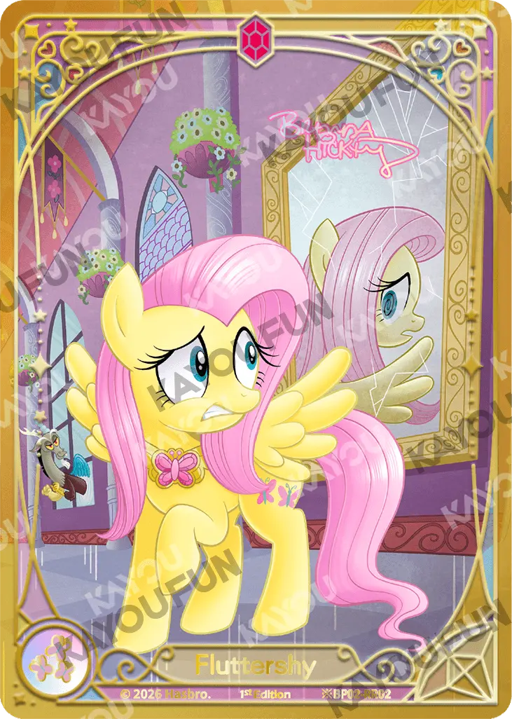 Kartu Kayou My Little Pony - Fluttershy (RR※)