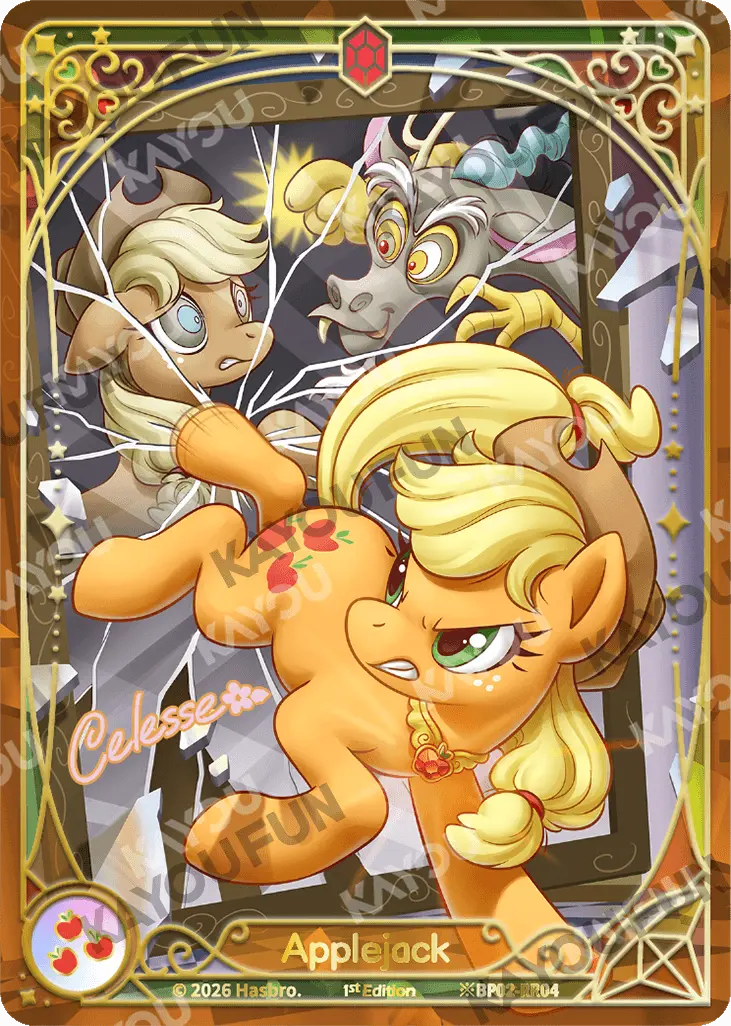 Kartu Kayou My Little Pony - Applejack (RR※)