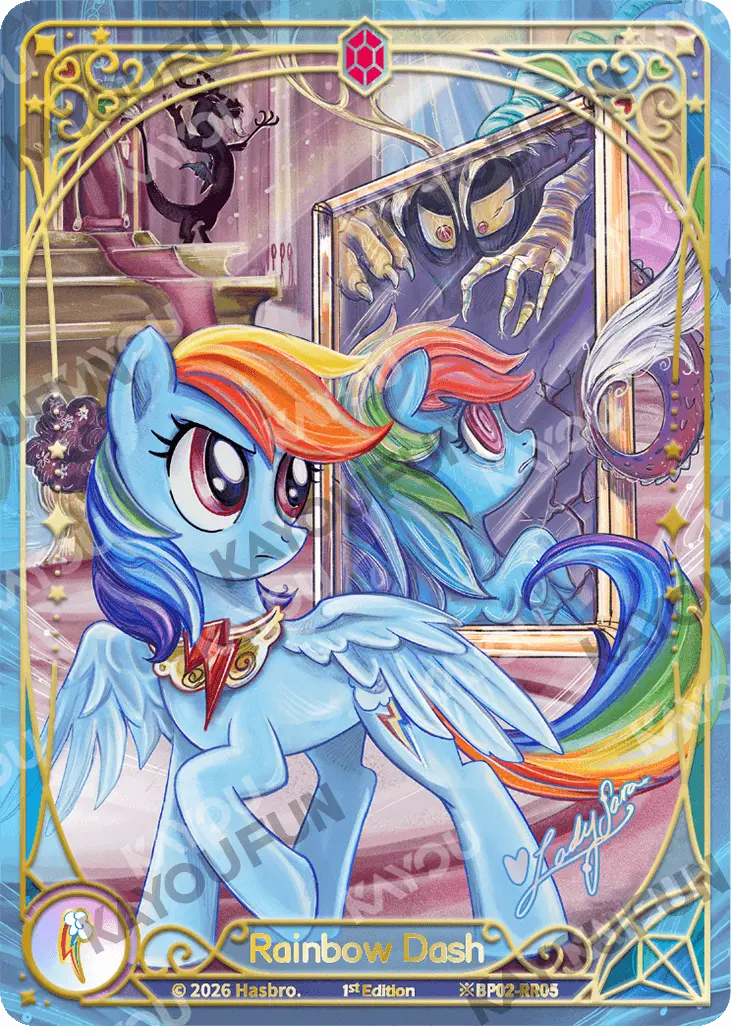 Kartu Kayou My Little Pony - Rainbow Dash (RR※)