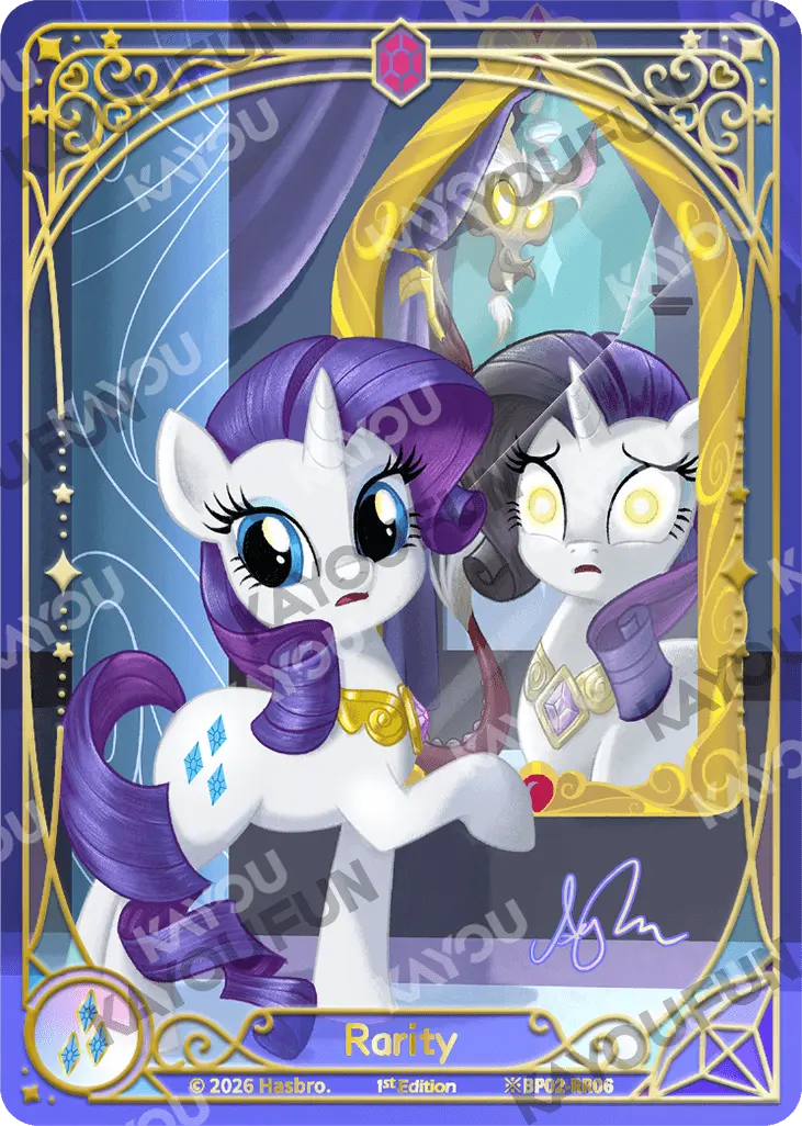 Kartu Kayou My Little Pony - Rarity (RR※)
