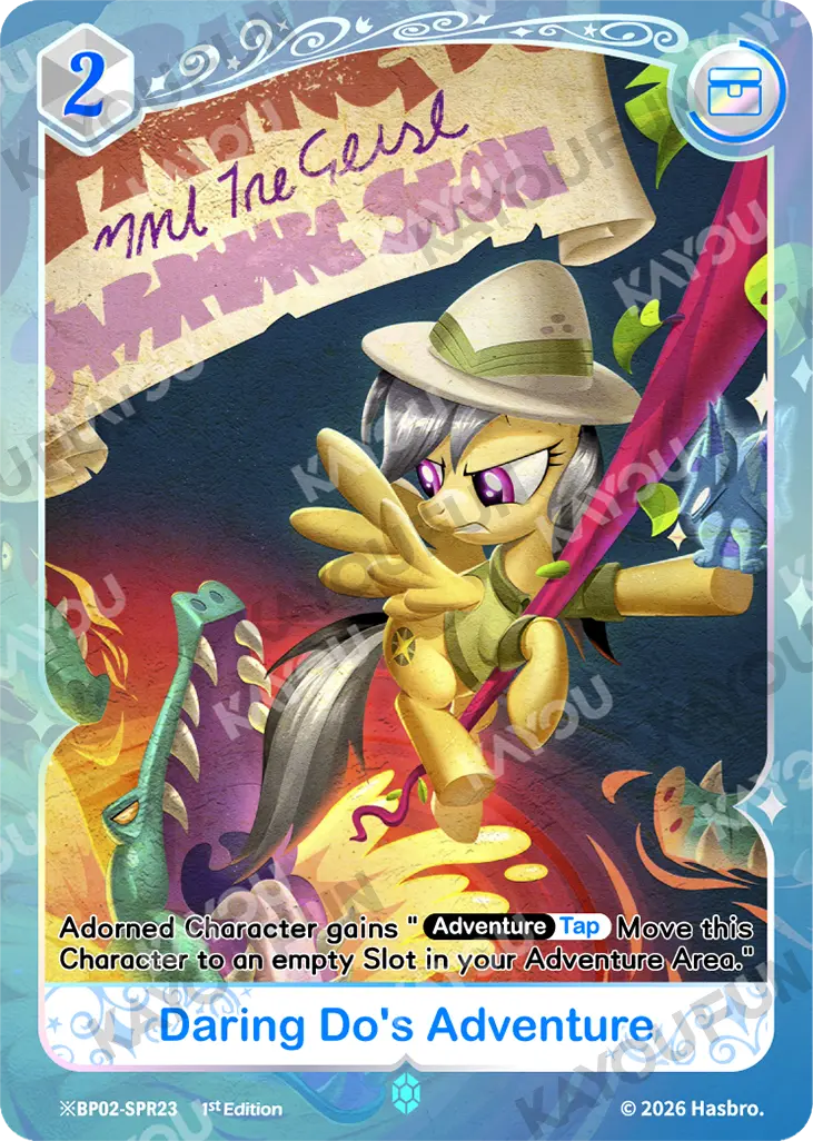 Kartu Kayou My Little Pony - Daring Do's Adventure (SPR※)