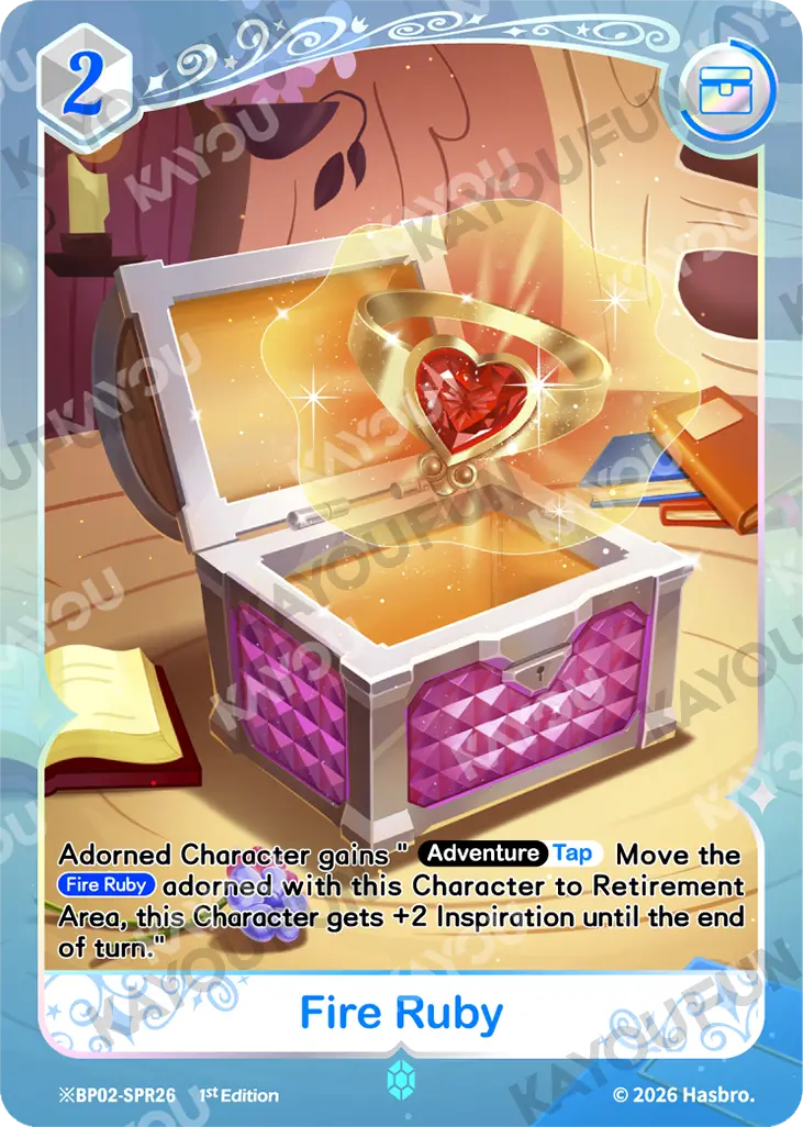 Kartu Kayou My Little Pony - Fire Ruby (SPR※)