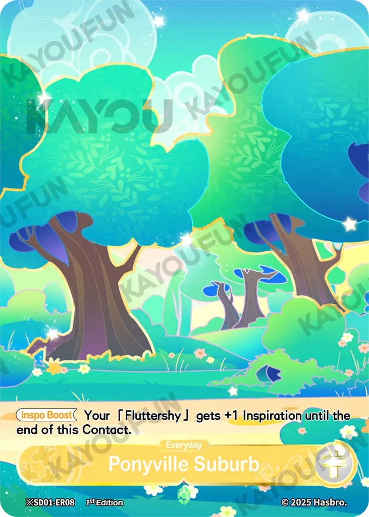 Kartu Kayou My Little Pony TCG - Ponyville Suburb (ER※)