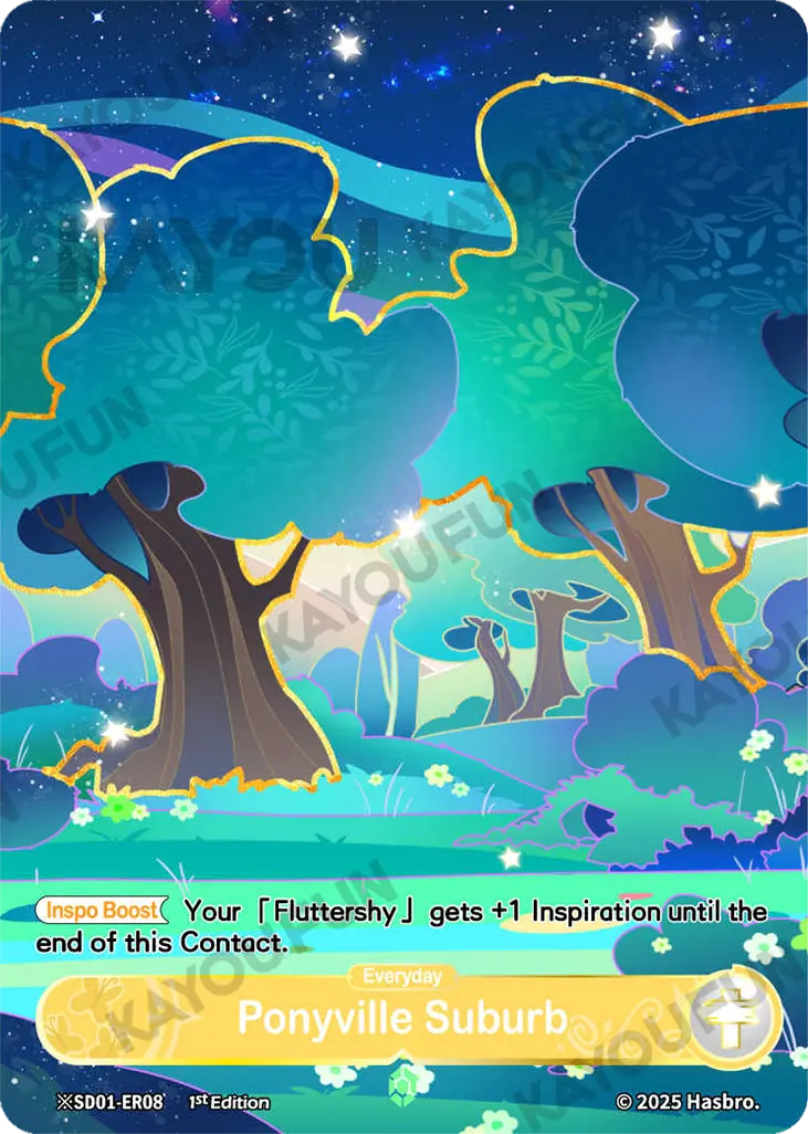 Kartu Kayou My Little Pony TCG - Ponyville Suburb (ER※)
