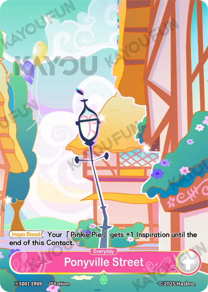 Kartu Kayou My Little Pony TCG - Ponyville Street (ER※)