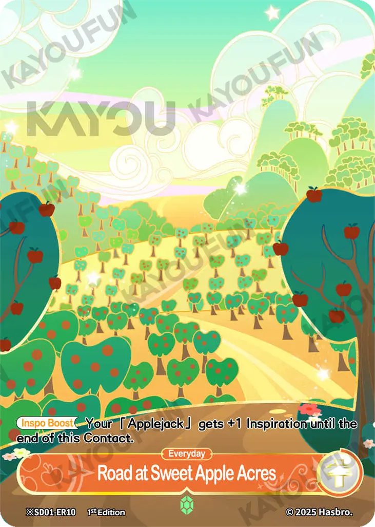 Kartu Kayou My Little Pony TCG - Road at Sweet Apple Acres (ER※)