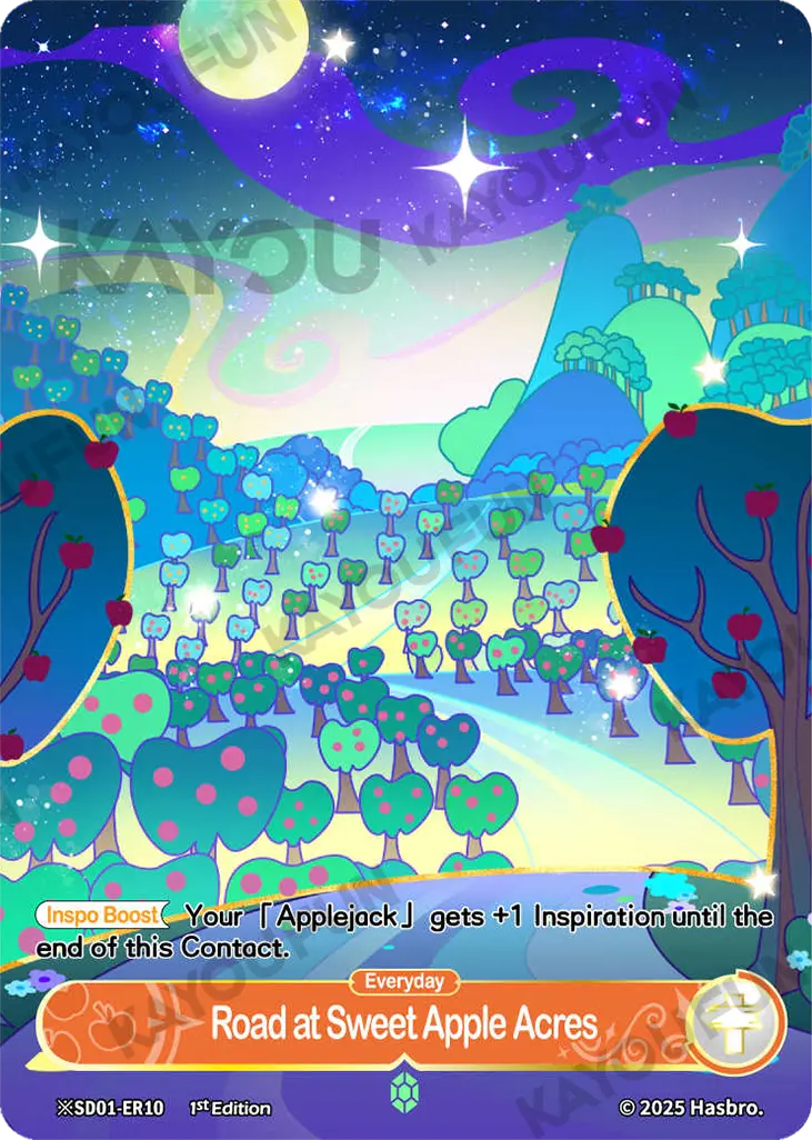 Kartu Kayou My Little Pony TCG - Road at Sweet Apple Acres (ER※)