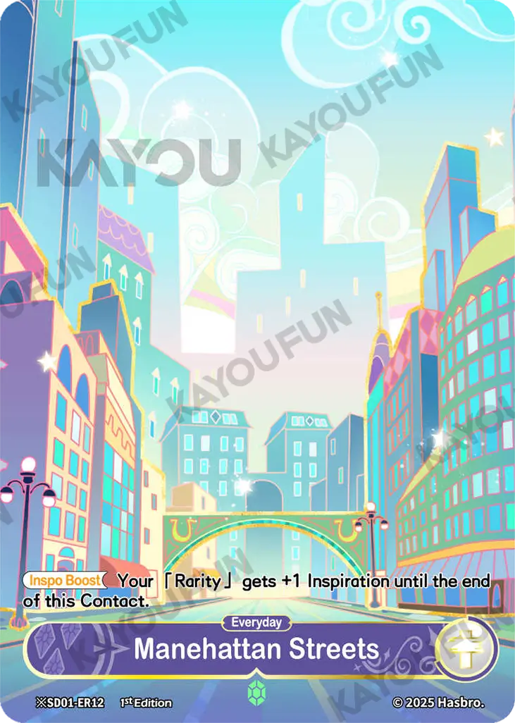 Kartu Kayou My Little Pony TCG - Manehattan Streets (ER※)