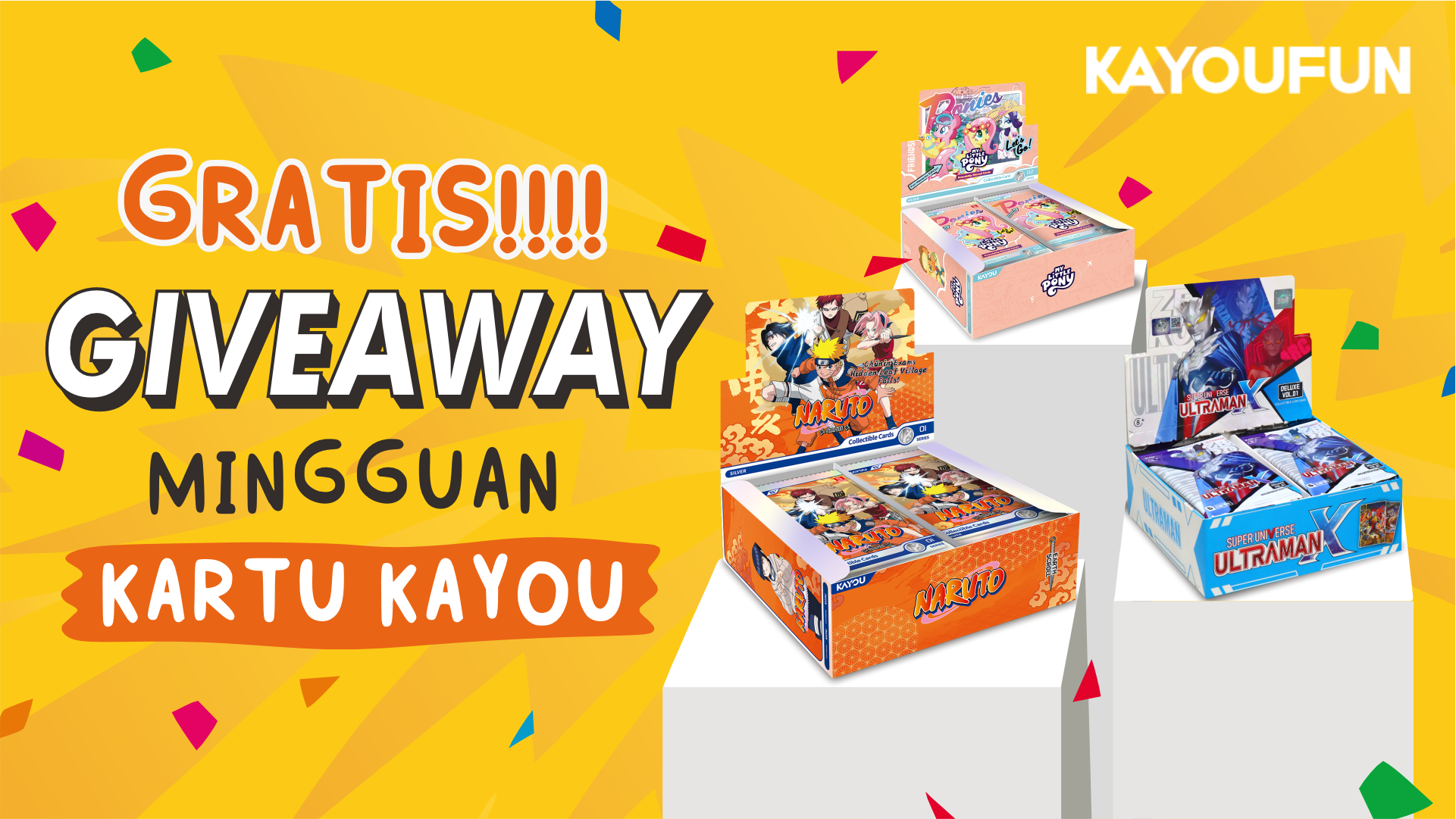Giveaway Mingguan Kayoufun: Menangkan Box Kartu Kayou Setiap Minggu