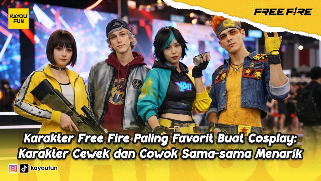 Karakter Free Fire Paling Favorit Buat Cosplay: Karakter Cewek dan Cowok Sama-sama Menarik