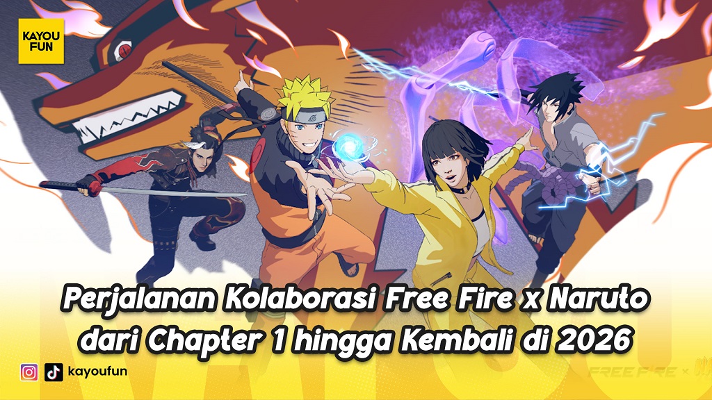 Perjalanan Kolaborasi Free Fire x Naruto dari Chapter 1 hingga Kembali di 2026