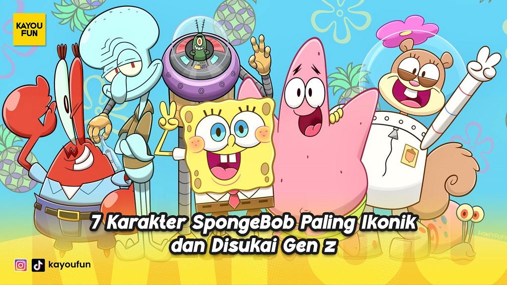 7 Karakter SpongeBob Paling Ikonik dan Disukai Gen Z