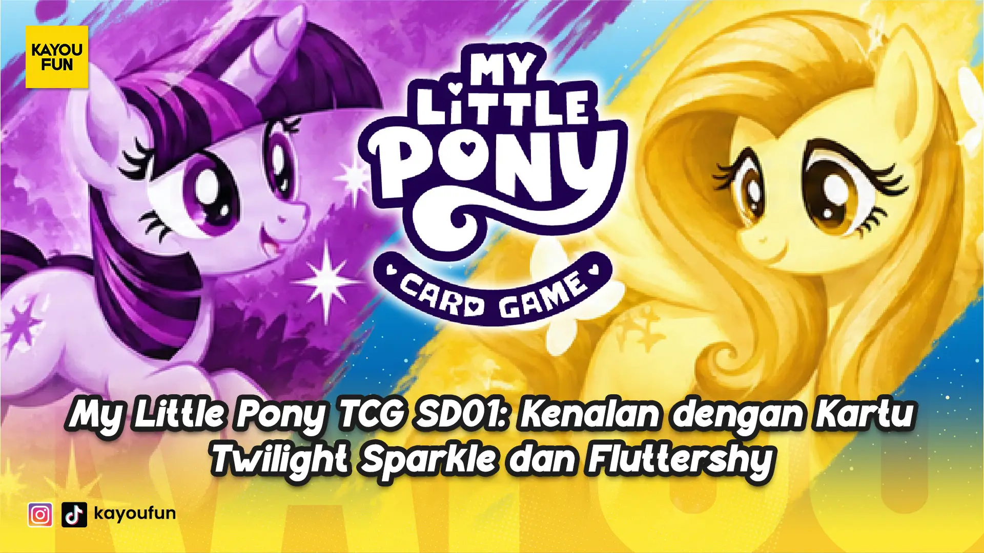My Little Pony TCG SD01: Kenalan dengan Kartu Twilight Sparkle dan Fluttershy