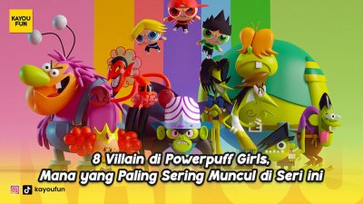 8 Villain di Powerpuff Girls, Mana yang Paling Sering Muncul di Seri ini?