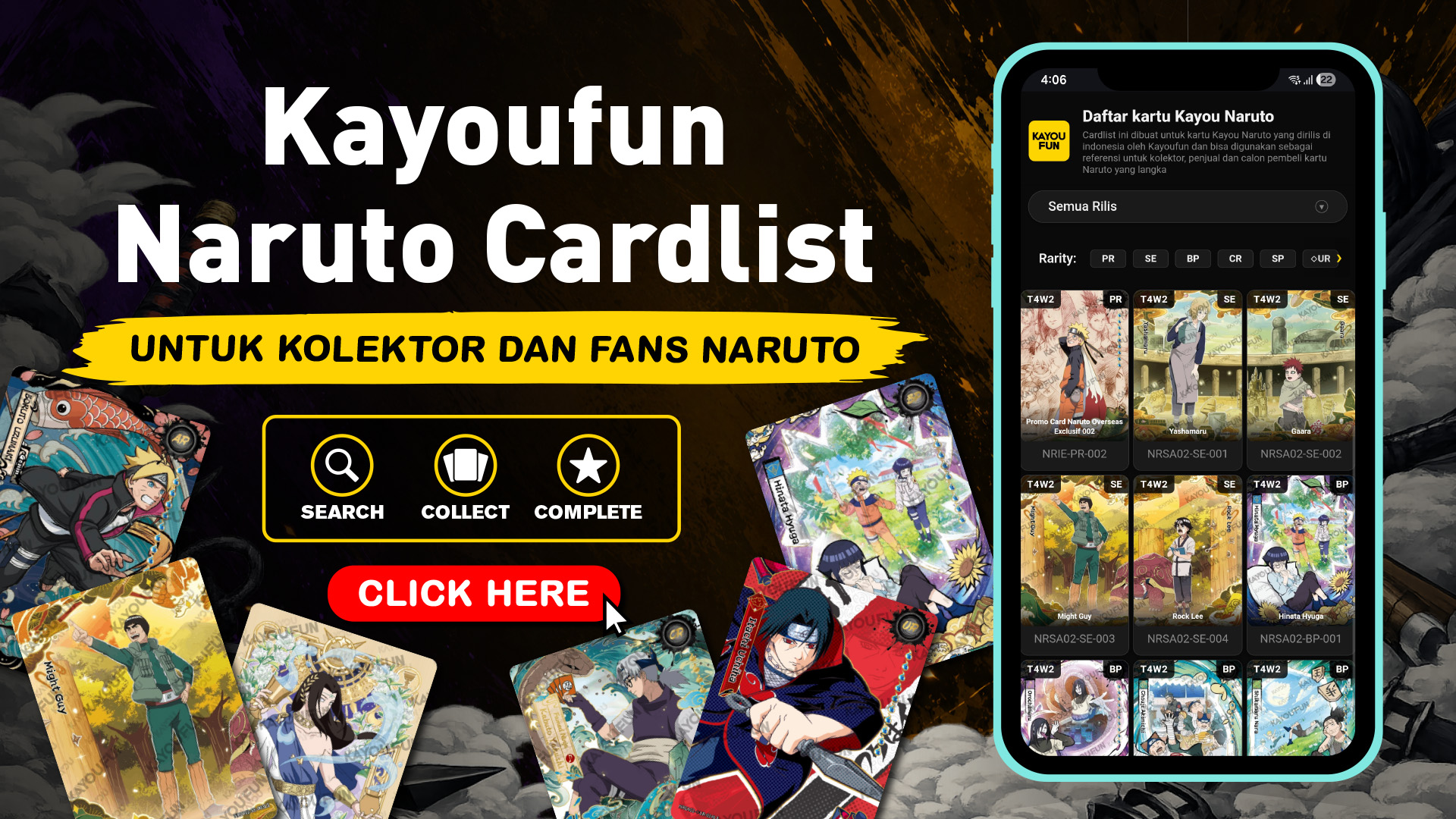 Cardlist Naruto