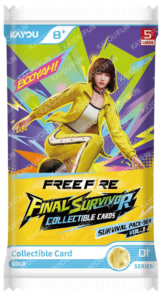 Kartu Kayou Free Fire Final Survivor Collectible Cards Survival Pack SEA T3W1