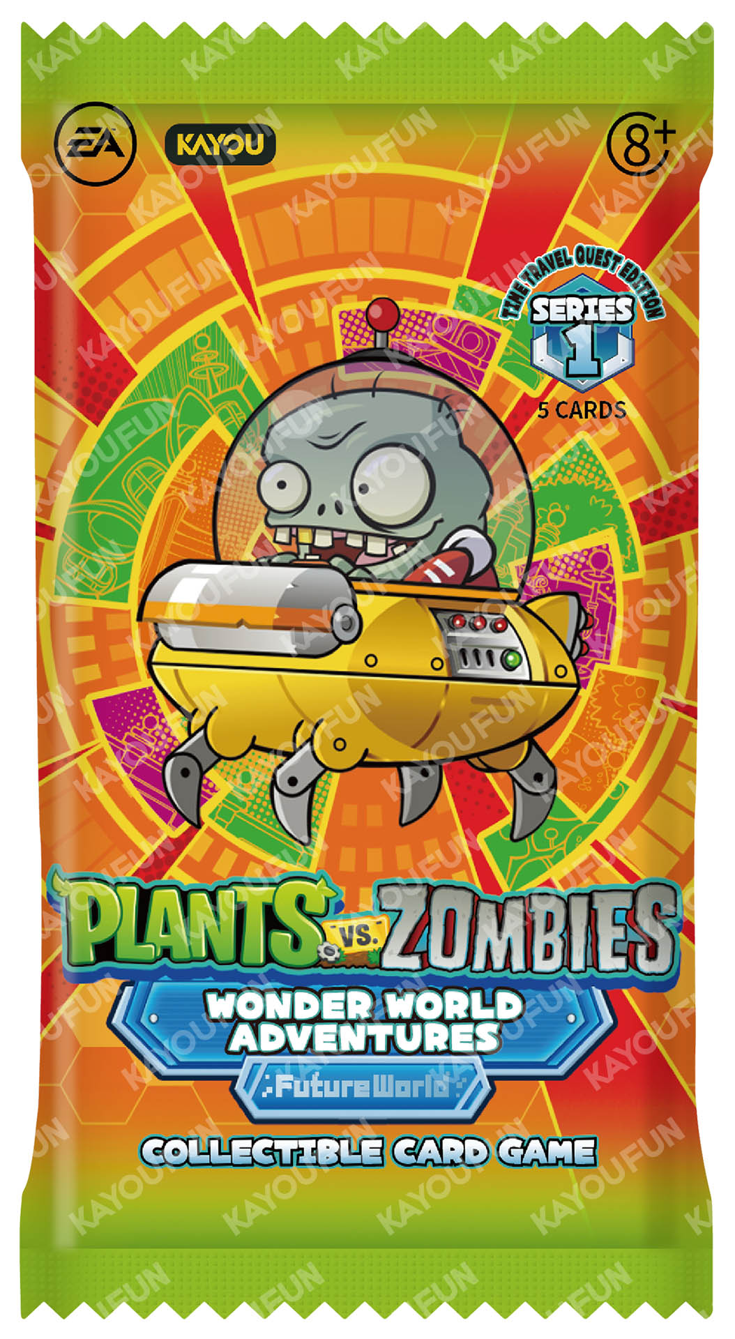 Kartu Kayou Plants vs Zombies Wonder World Adventures Time Travel Quest Edition SEA T2W1