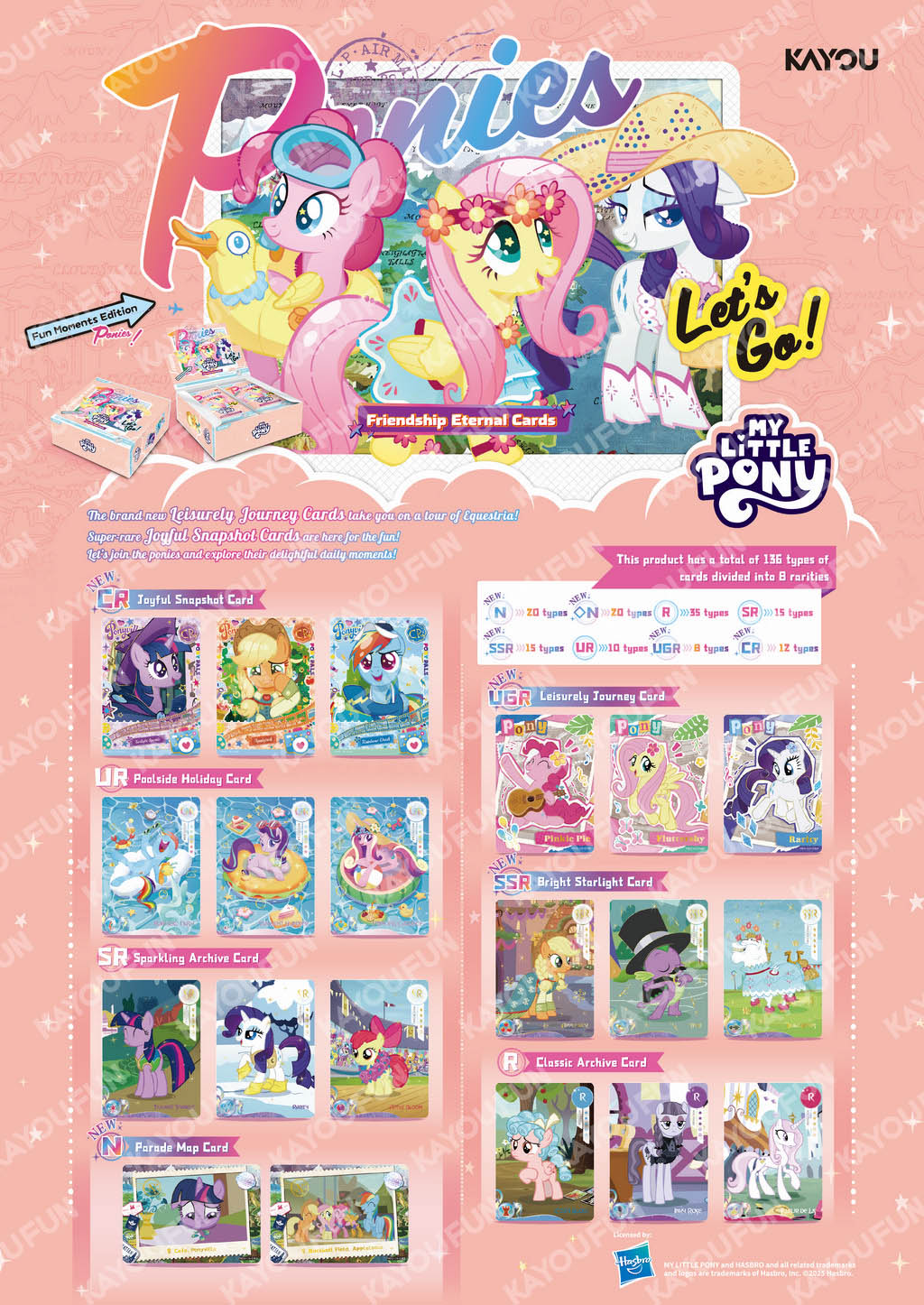 Kartu Kayou My Little Pony Friendship Eternal Card  Fun Moments Ed SEA T2W2