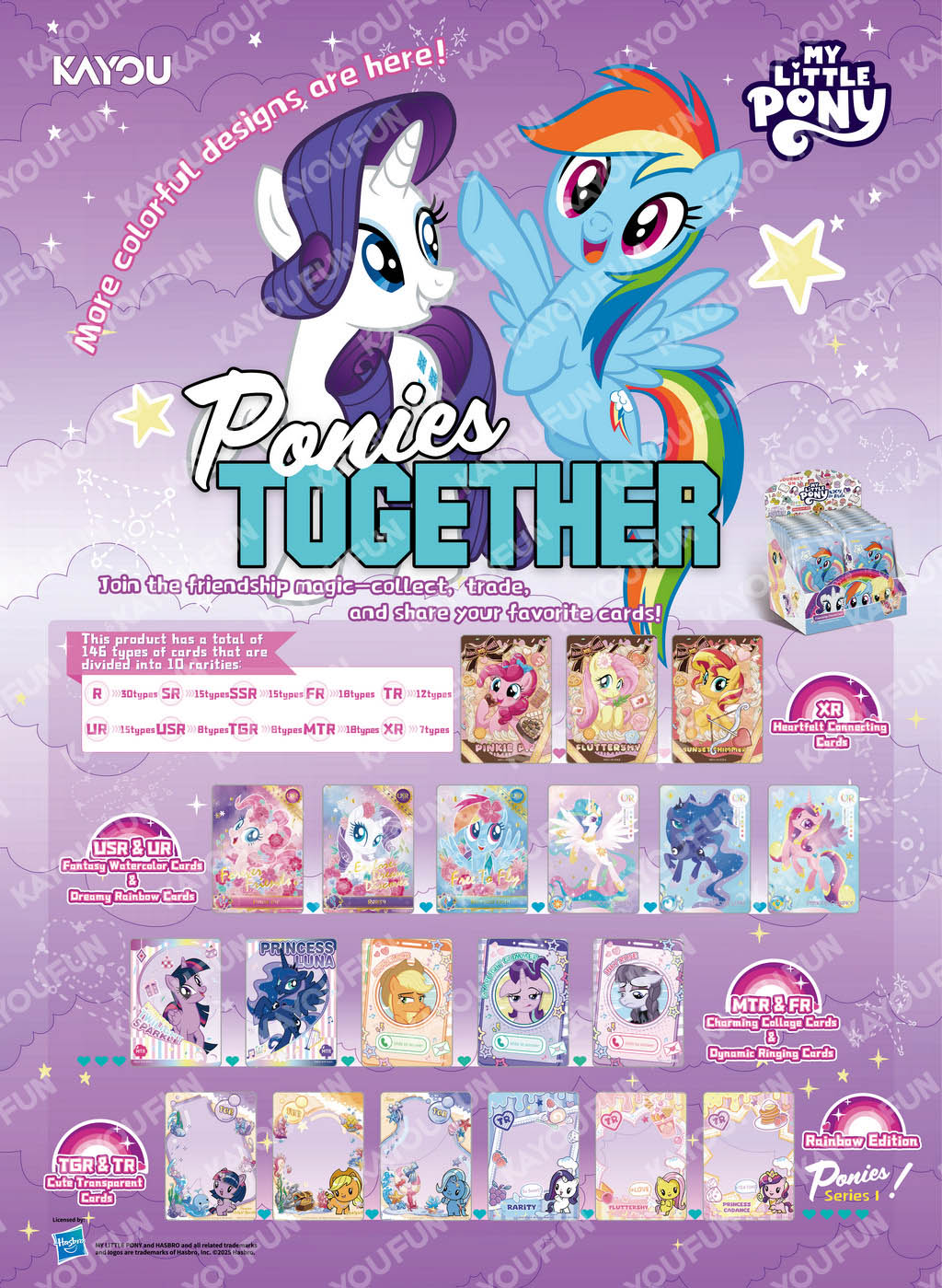 Kartu Kayou My Little Pony - Friendship Eternal Card Rainbow Edition SEA T3W1