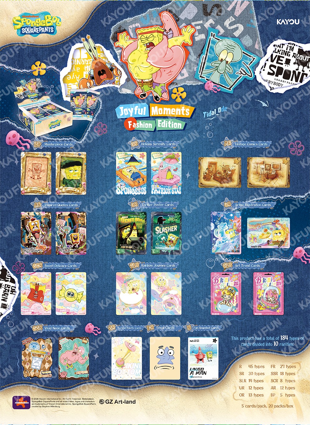 Kartu Kayou SpongeBob SquarePants - Fashion Edition SEA T3W1