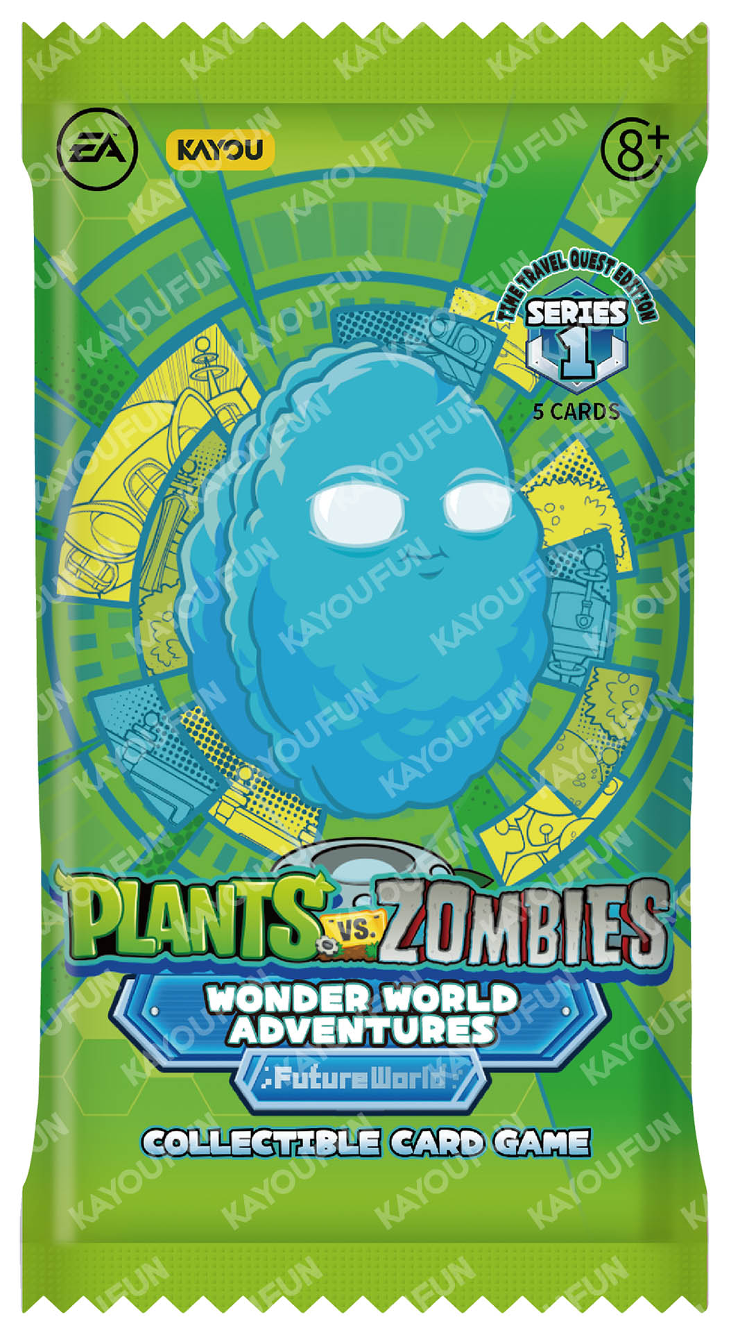 Kartu Kayou Plants vs Zombies Wonder World Adventures Time Travel Quest Edition SEA T2W1
