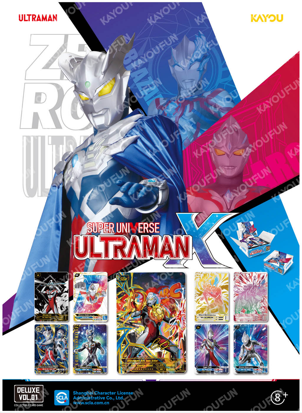 Kartu Kayou Super Universe Ultraman X Files Deluxe SEA T2W1