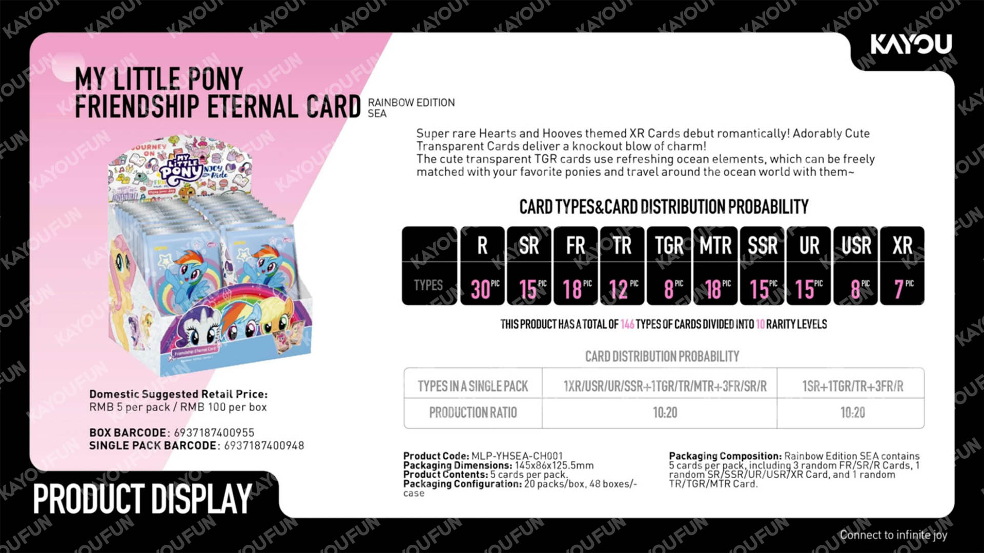 Kartu Kayou My Little Pony - Friendship Eternal Card Rainbow Edition SEA T3W1