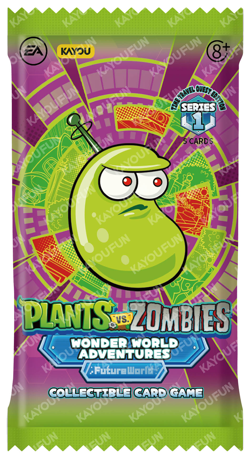 Kartu Kayou Plants vs Zombies Wonder World Adventures Time Travel Quest Edition SEA T2W1