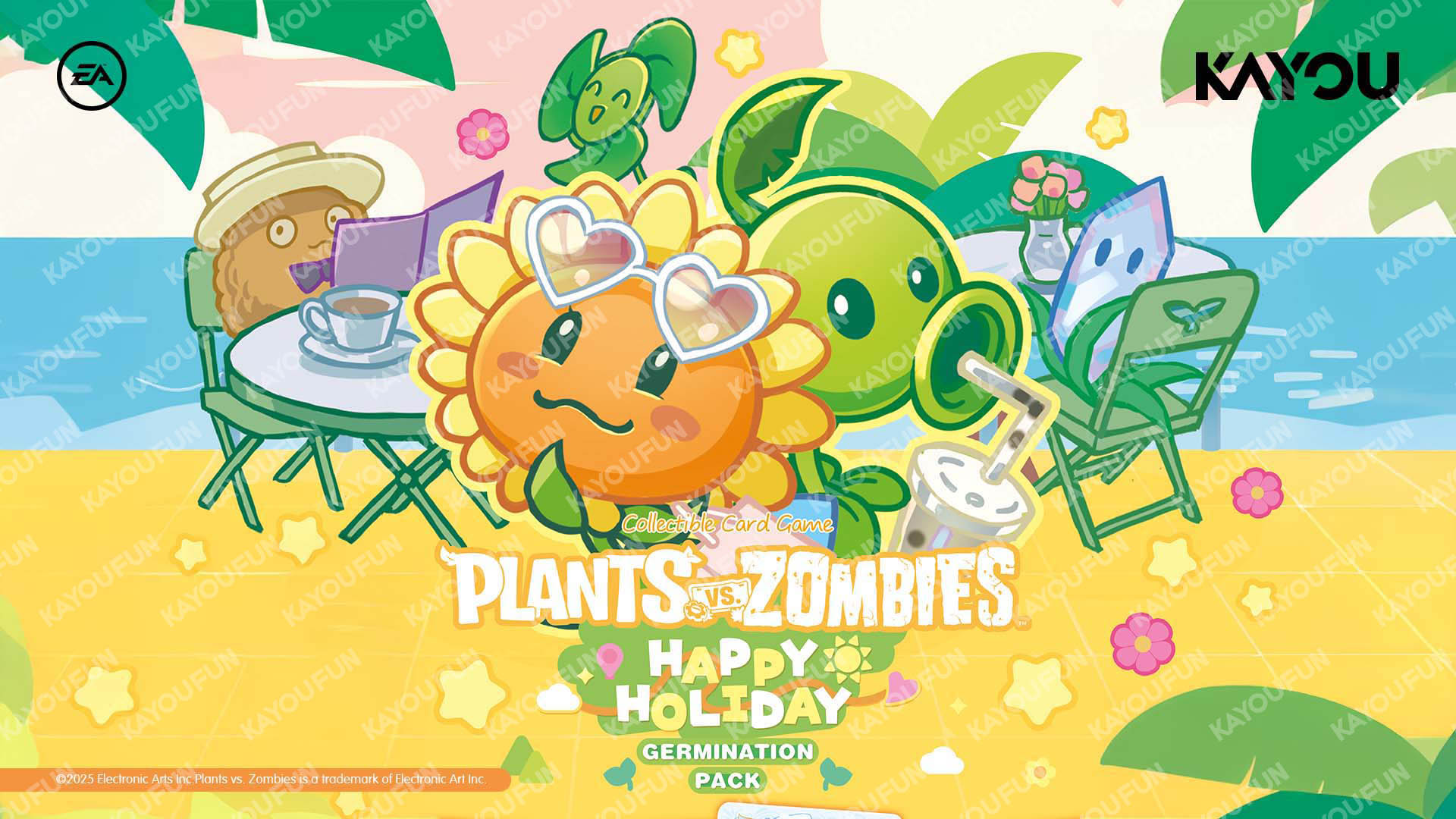 Kartu Kayou Plants vs Zombies Happy Holiday Germination Pack T4W1