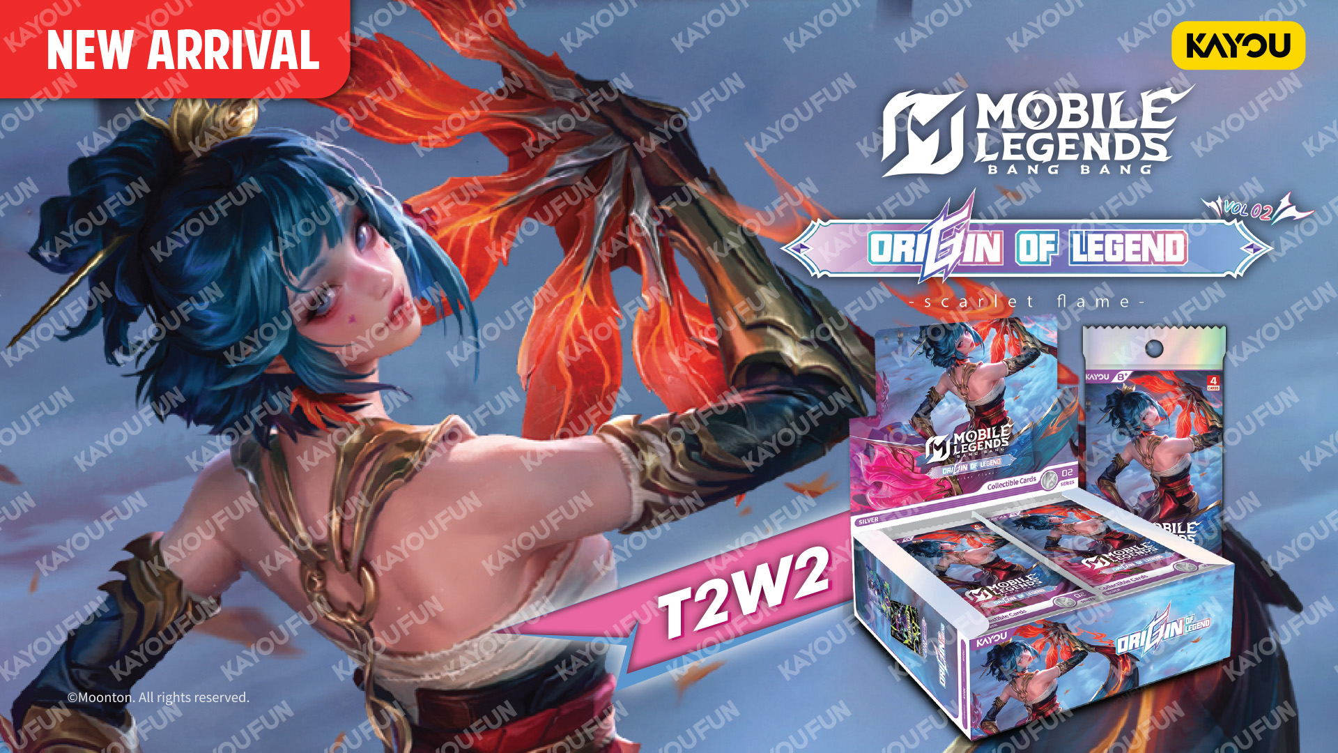 Kartu Kayou Mobile Legends: Bang Bang Collectible Cards ORIGIN OF LEGEND 002 SEA T2W2
