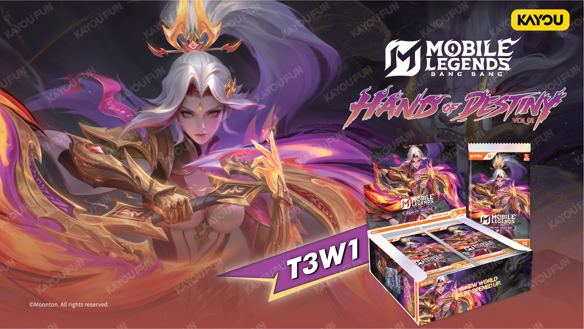 Kartu Kayou Mobile Legends: Bang Bang Collectible Cards Hand of Destiny SEA T3W1