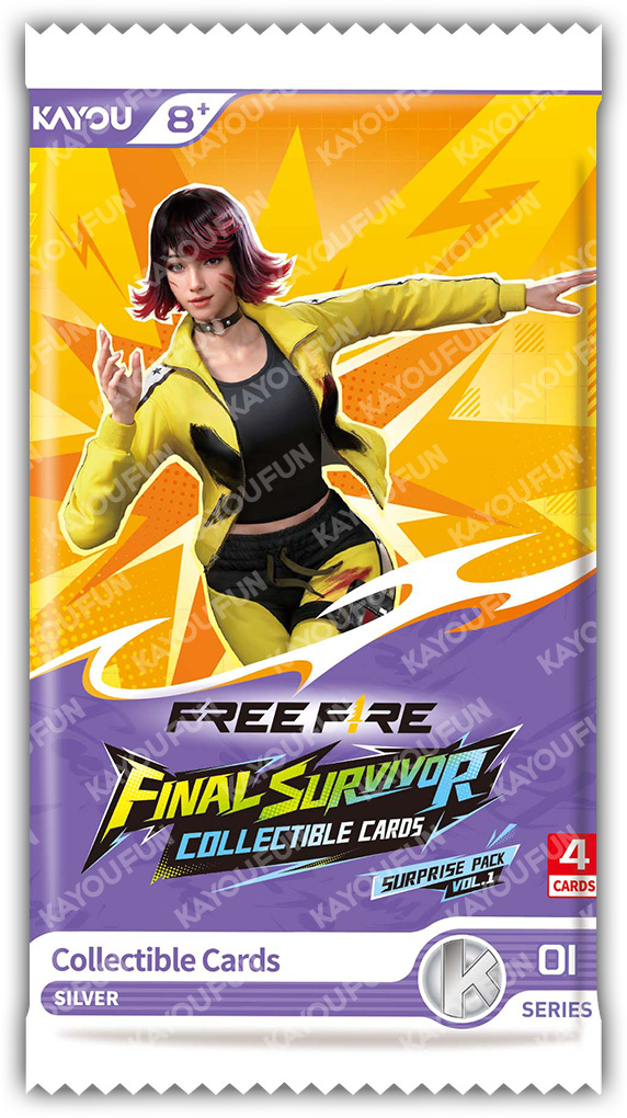 Kartu Kayou Free Fire Final Survivor Collectible Cards Surprise Pack 001 SEA T2W1