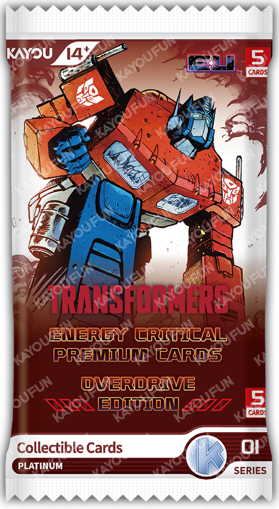 Kartu Kayou Transformers Energy Critical Premium Cards - Overdrive Edition SEA T4W1