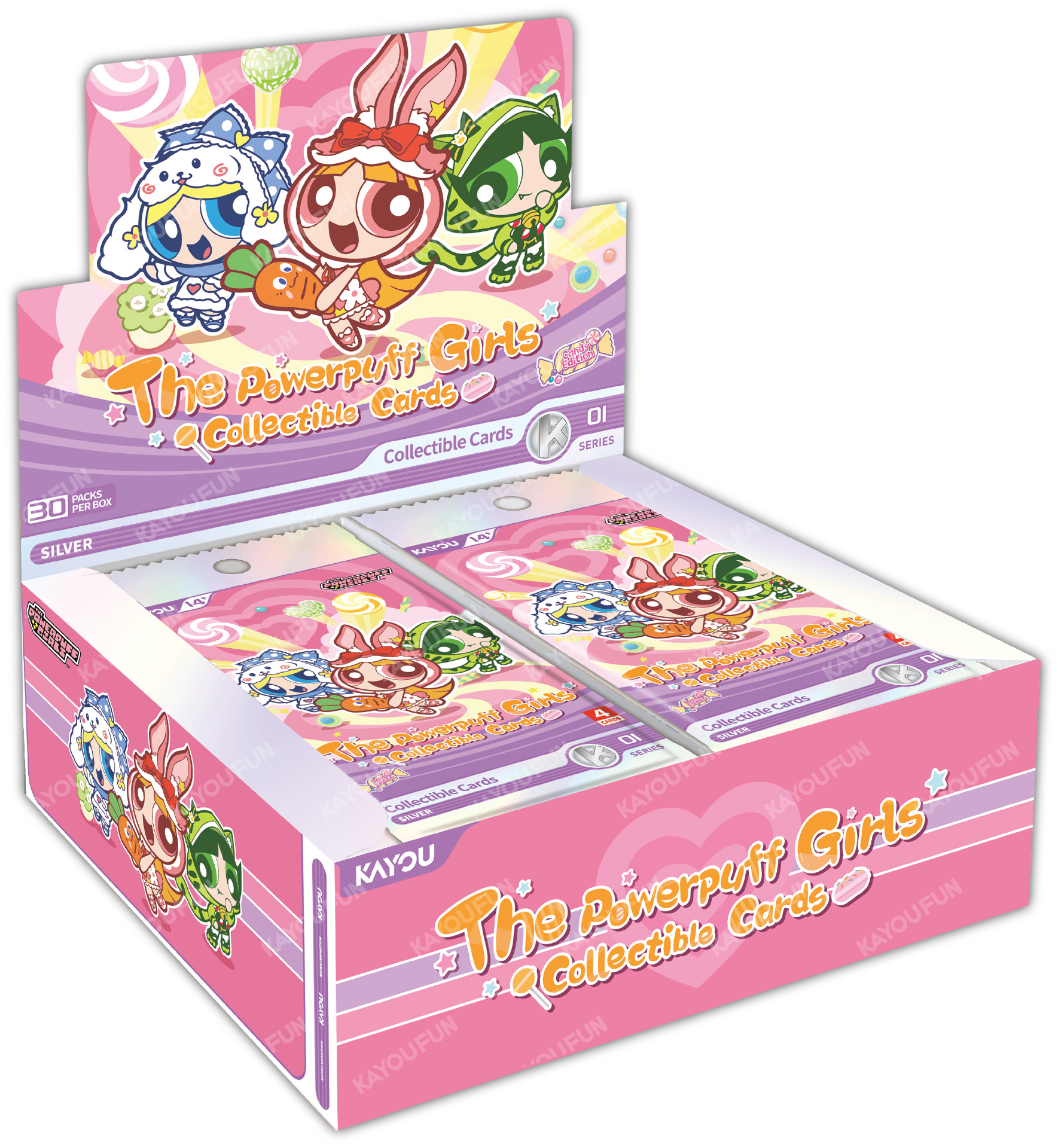 Kartu Kayou The Powerpuff Girls Collectible Cards Candy Edition 001 SEA T2W1
